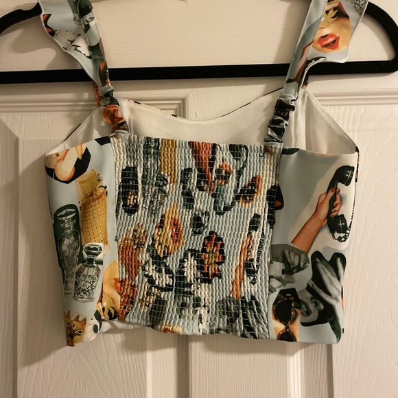 Sunday Best Graphic Crop Tank - Picture 3 of 3